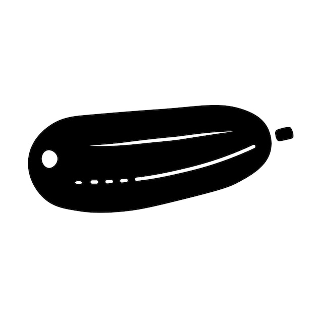 Marrow squash vector symbol