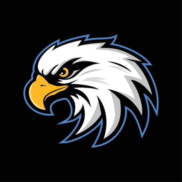 Mascot Head of an Eagle vector illustration