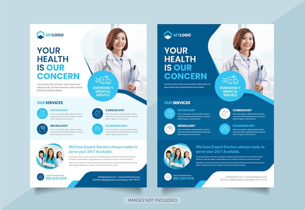 Medical Healthcare Flyer Design Template