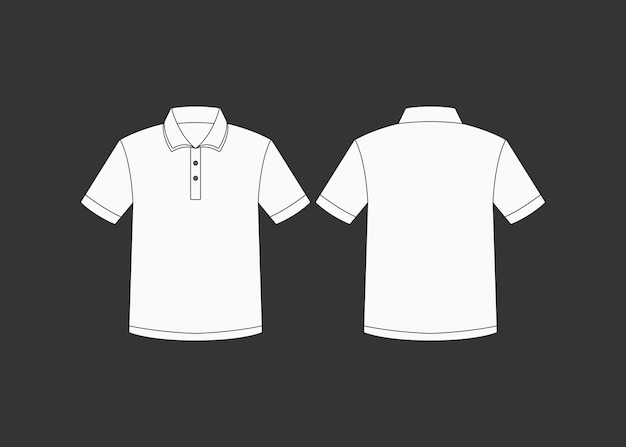 Vector mens slim fitting short sleeve polo shirts white polo shirt mockup design polo shirt technical