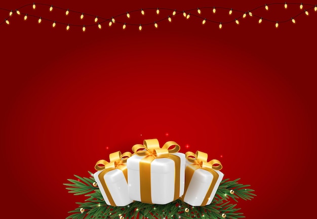 Merry Christmas and Happy New Year Greeting Card