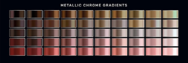 Metallic Chrome Gradients 02