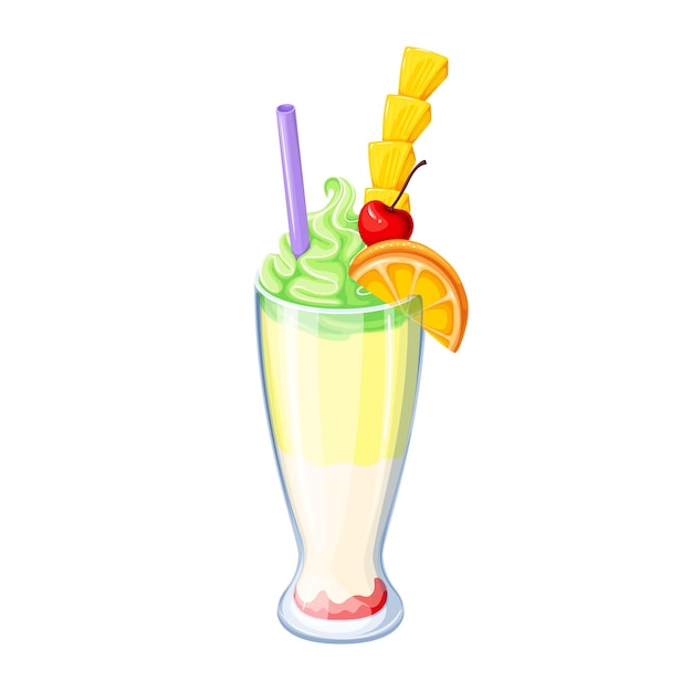 Milkshake With Tropical Fruit