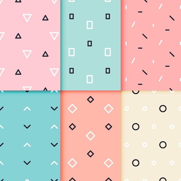 Vector minimal geometric pattern set design