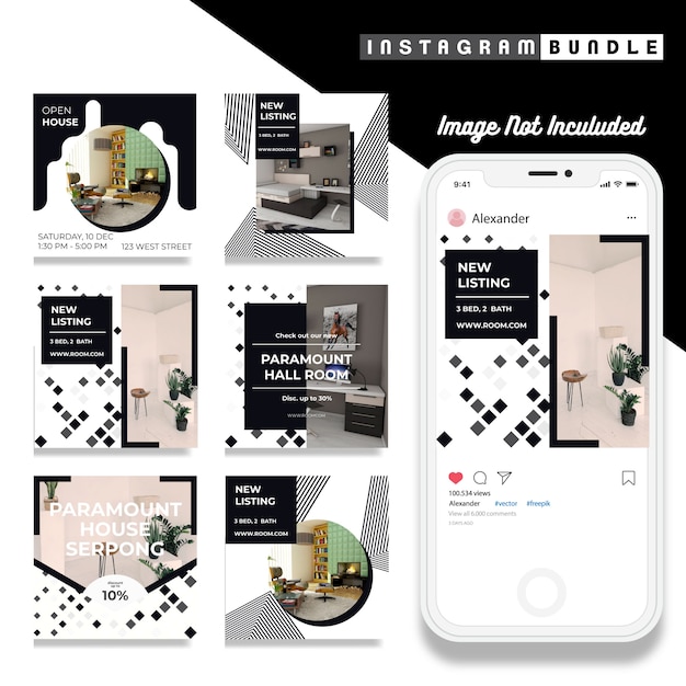 Minimalis Instagram Fashion Post Template