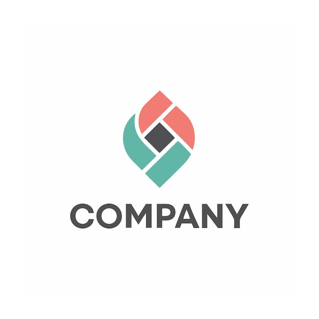 Vector minimalist company logo template