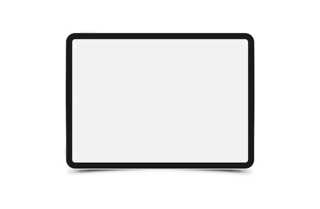 Vector mock-up realistic black tablet