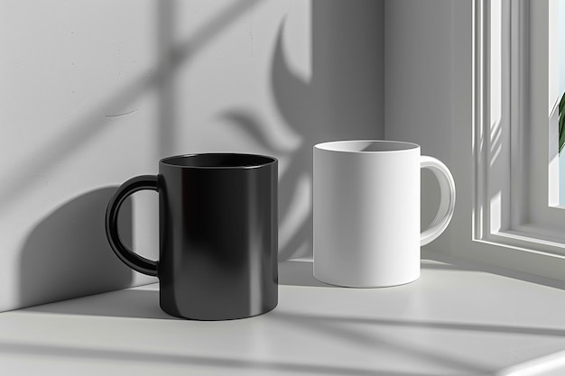 Vector mockup empty coffee mug