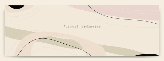 Modern abstract vector backgroundsminimal trendy style various shapes set up design templates