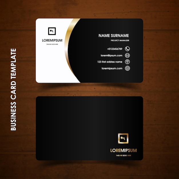 Modern business card corporate professional