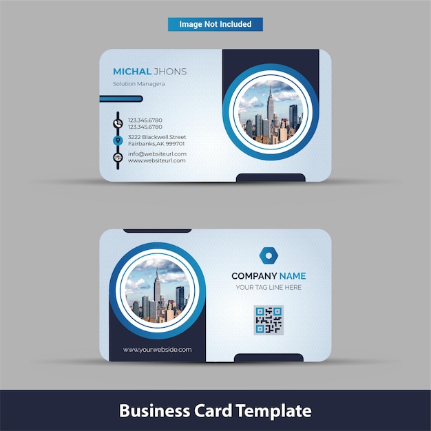 Modern Business Card Design Free Vector