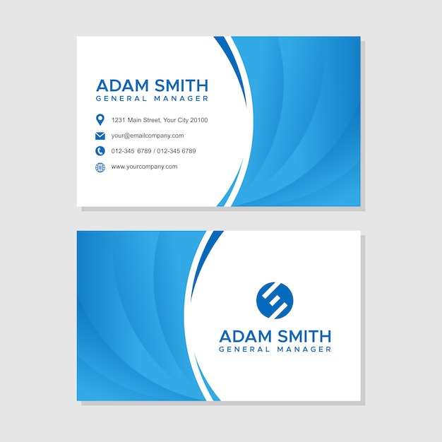 modern business card template