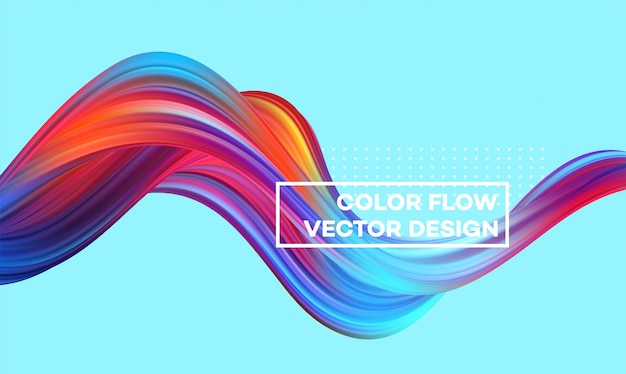 Modern colorful flow background.