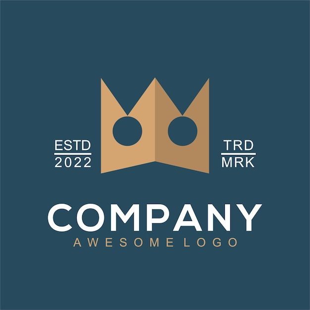 Modern crown Logo company template