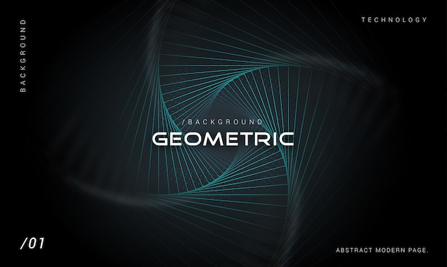 Modern Geometric Technology Background