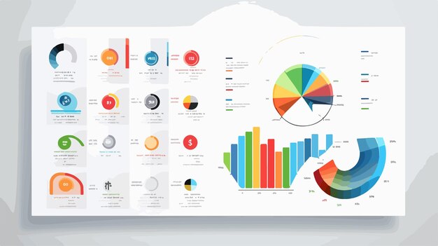 Vector modern infographic design with data icon business concept