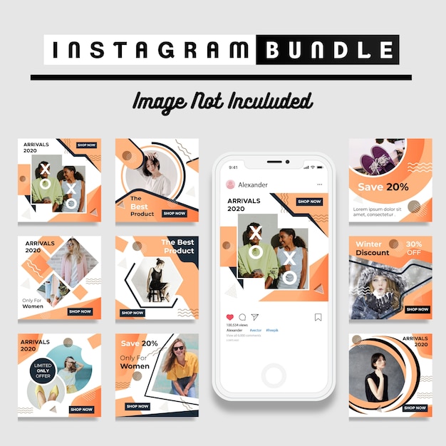 Modern Instagram  Post Fashion Template