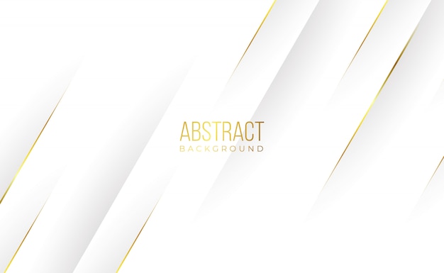 Modern professional clean white golden abstract technology background