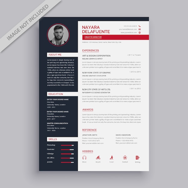 Modern simple resume template