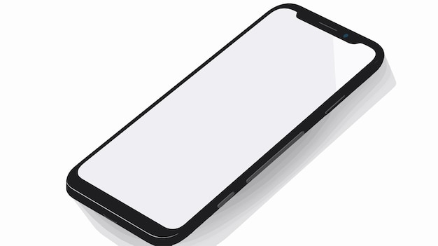 Vector modern smart phone on white background vector illustration