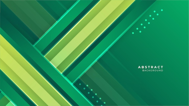 Vector modern vector green abstract geometric background