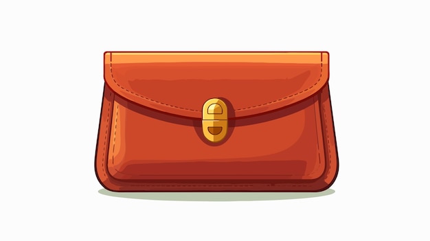 Vector modern vector style purse money icon concept