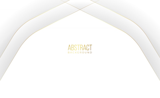 Modern white golden Abstract Background