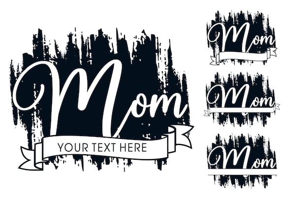 mom split monogram