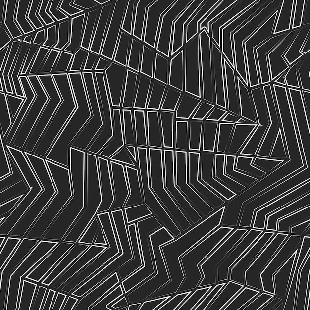 Monochrome grid seamless pattern