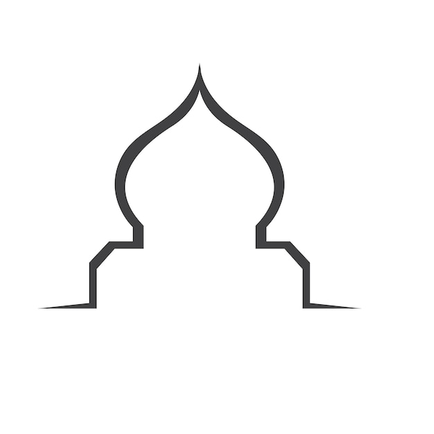 Mosque Window Vector Icon