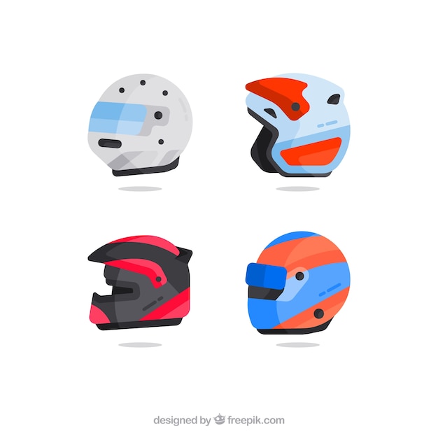 Motorcycle helmets pack