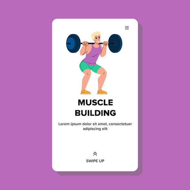 Muscle building vector