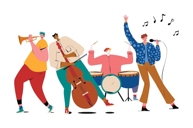 Music Party Illustration