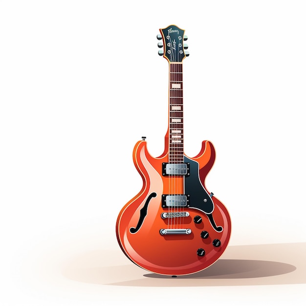 music rock electric musical vector guitar instrument illustration acoustic design sound s