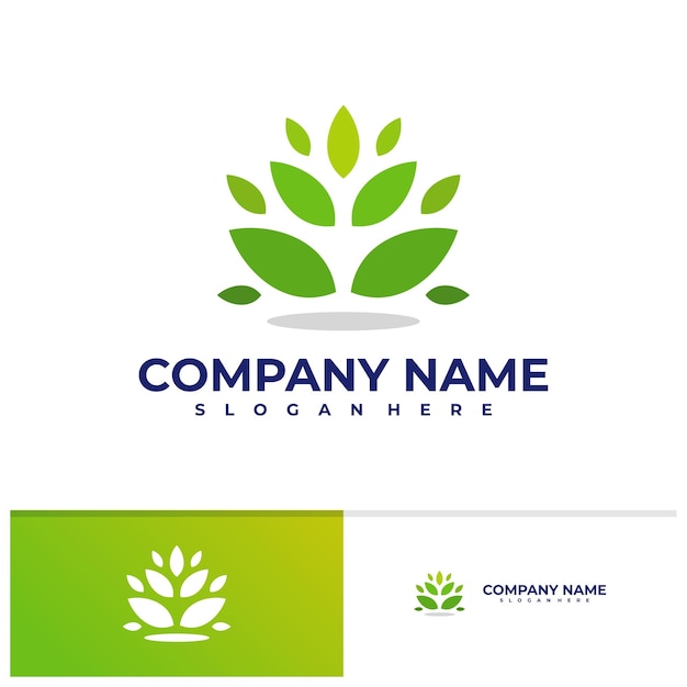 Nature logo vector template Creative Leaf logo design concepts