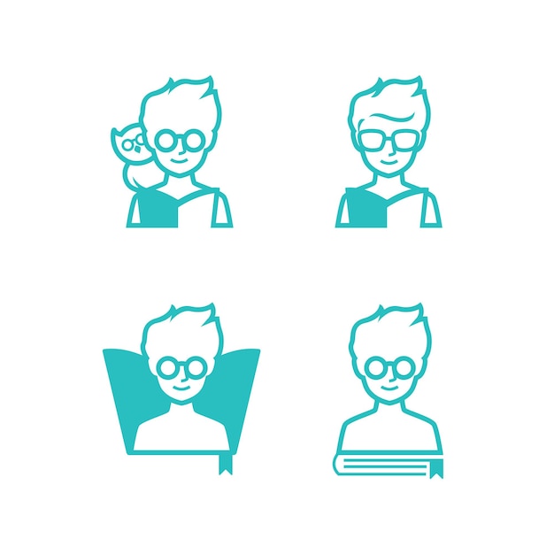 nerdy student logo