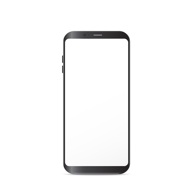New Generation Smart Phone illustration isolated on white background.