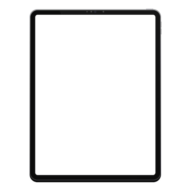 New ipad pro Tablet pc mobile device Multitouch gadget Template for design and presentation