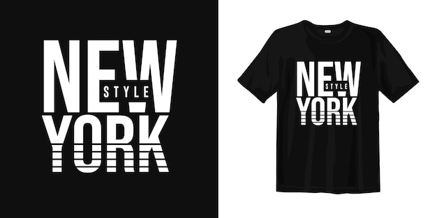 New York style graphic t-shirt design