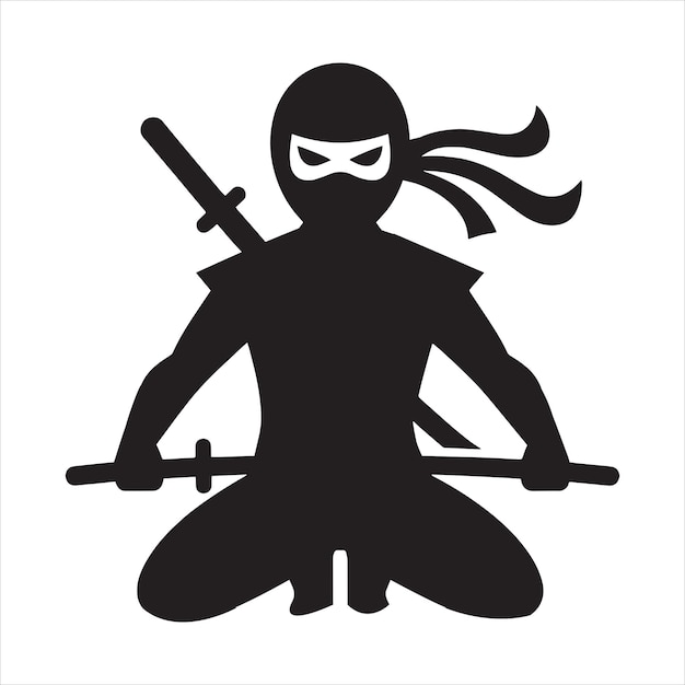 Vector ninja svg