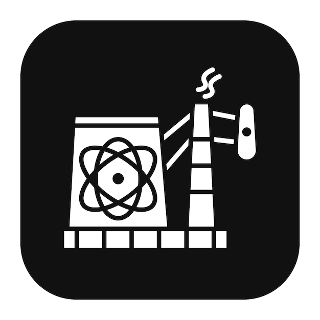 Vector nuclear vector illustration