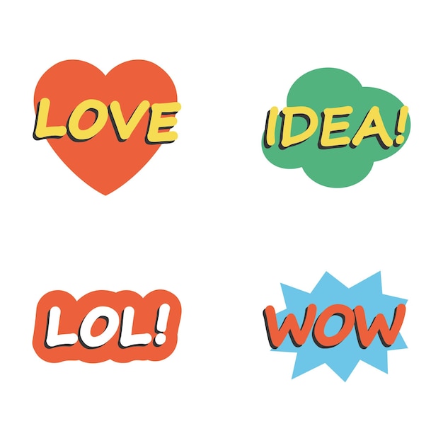 Online Communication Stickers