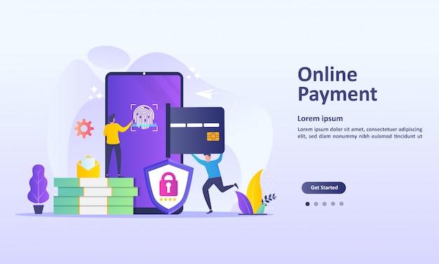 Online Payment concept