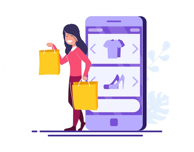 Online Shopping illustration