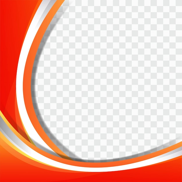 Orange wavy background