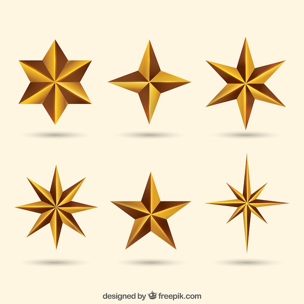 Pack of decorative stars