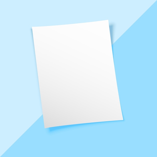 Vector paper mockup