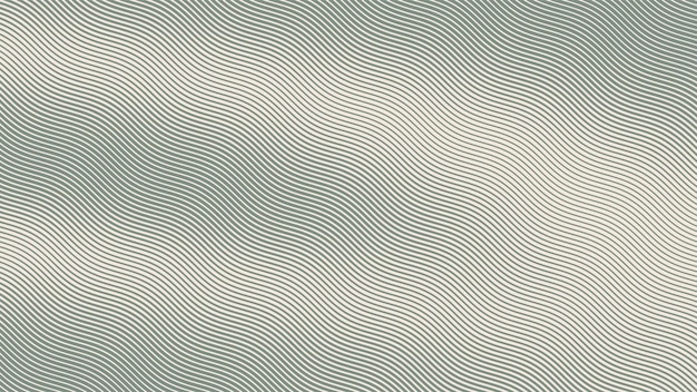 Parallel Hatching Wavy Lines Halftone Pattern Abstract Vector Pale Green Texture