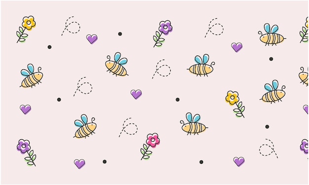 Pattern Bee honey