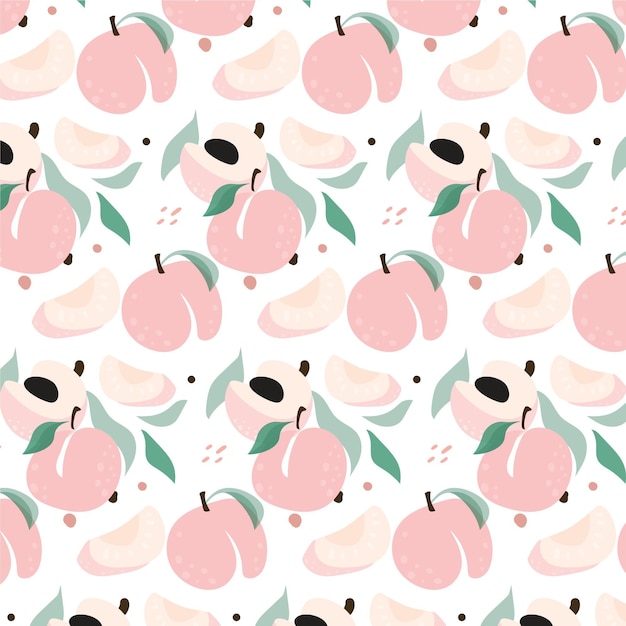 Peach pattern design